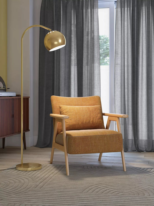 John Lewis Hector Mini Floor Lamp Satin Nickel Finish RRP £80